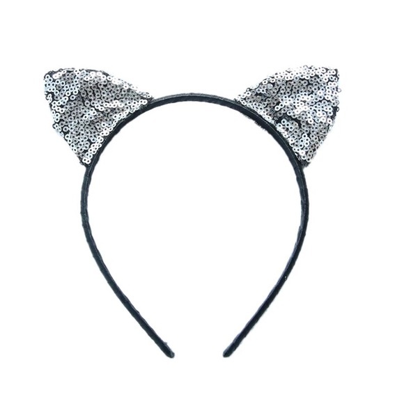 Fall Arrives Sequin Cat Headband - Picture 4 of 5